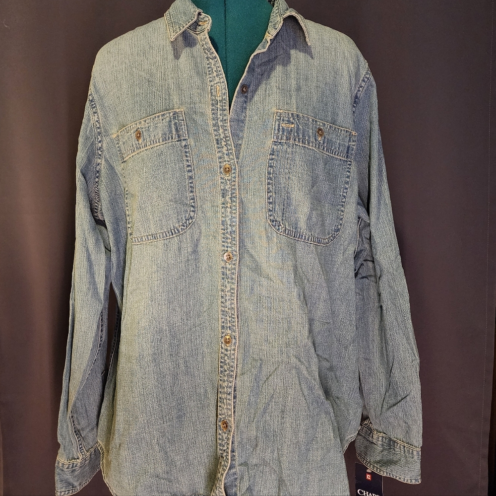 Chaps Blue Denim Shirt